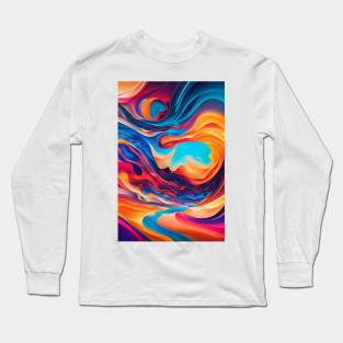 Flowing colors Long Sleeve T-Shirt